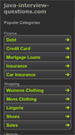 Mobile Screenshot of java-interview-questions.com